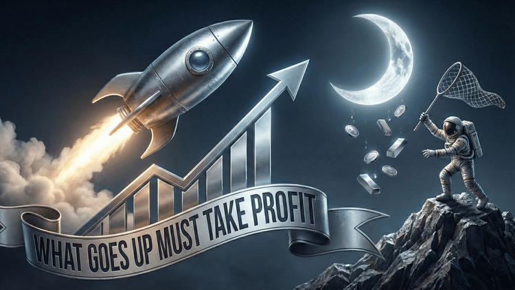 Silver's $84 Moonshot: What Goes Up Must Take Profit