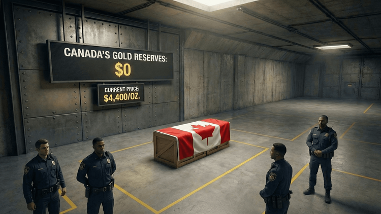 What If Canada Never Sold Its Gold? The $144 Billion Question at $4,400 per Ounce.