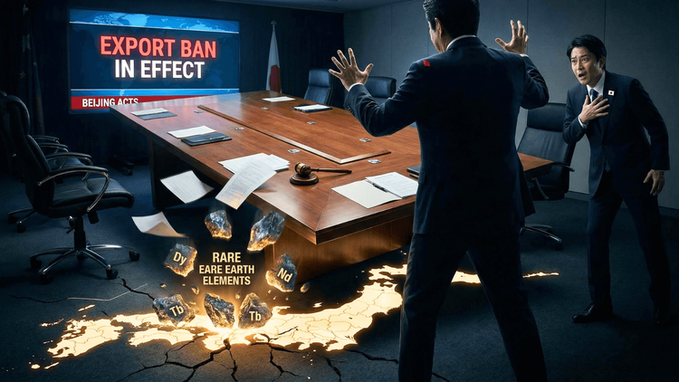 China Just Flipped the Table: Beijing’s Rare Earth Ban Hits Japan Where It Hurts