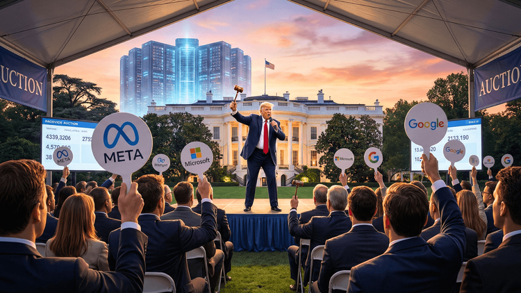 Trump Pushes Emergency Auction to Curb AI Energy Costs