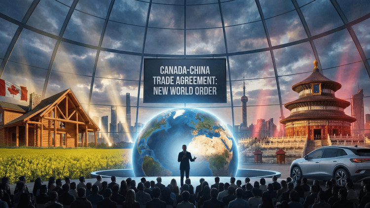 Mark Carney Announces Canada-China Trade Deal with “New World Order” Comment