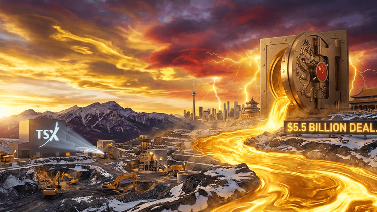 Canada’s New Gold Rush: China Drops $5.5 Billion on TSX Miner