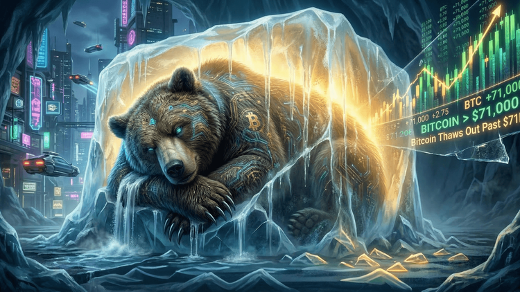The Bear Market is Hibernating: Bitcoin Thaws Out Past $71K