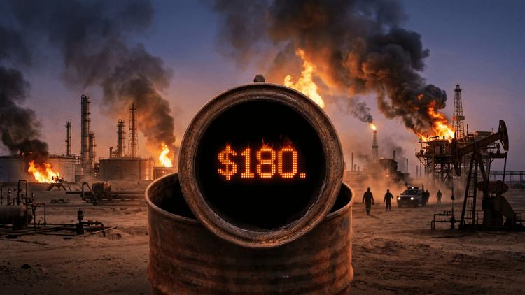 Are We Staring Down the Barrel of $180 Oil as the Middle East Burns?