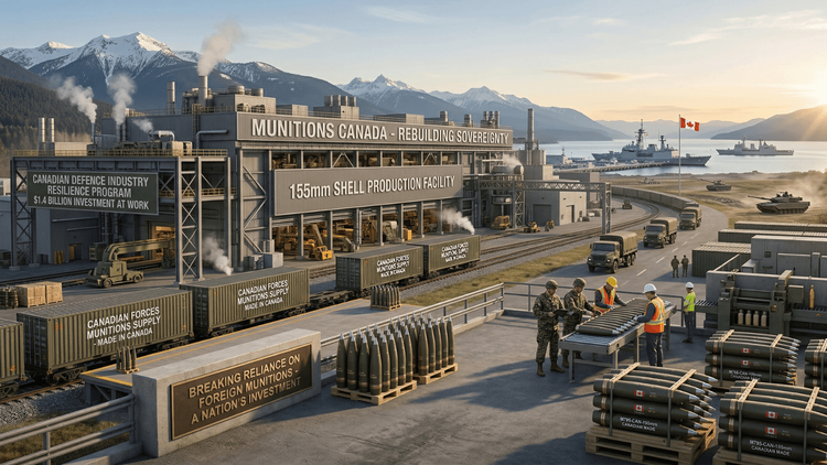 Canada Commits $1.4 Billion to Break Reliance on Foreign Munitions