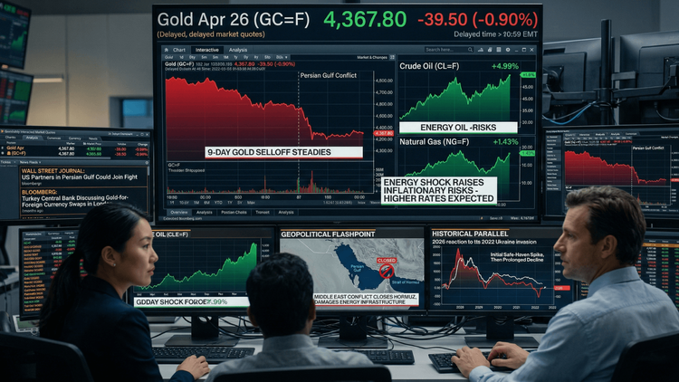 Gold Prices Stabilize Following Historic 15% Drop Amid Iran Conflict