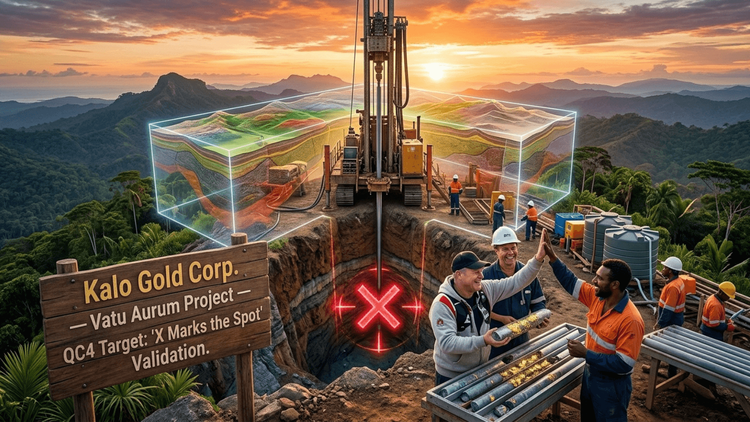 X Marks the Spot: Kalo Gold Validates Blind Target on First Pass