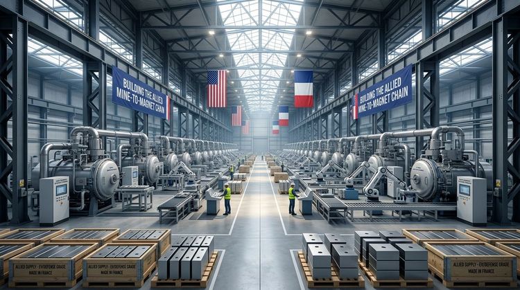 USA Rare Earth Expands French Footprint to Build Allied Mine-to-Magnet Chain