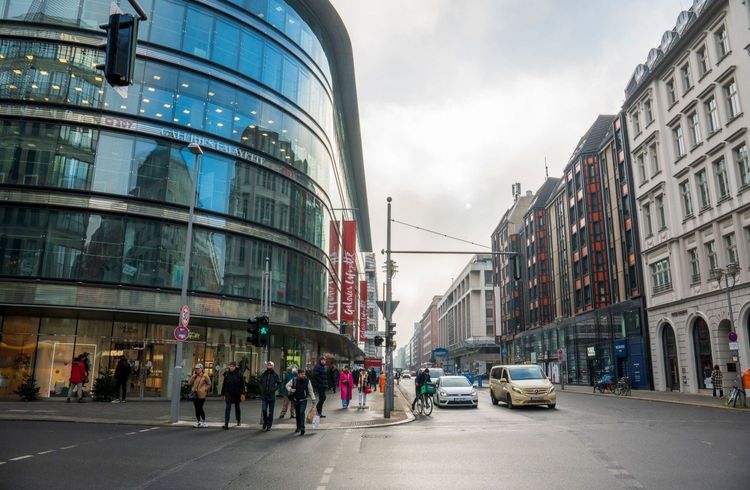 Schließung der Galeries Lafayette in Berlin