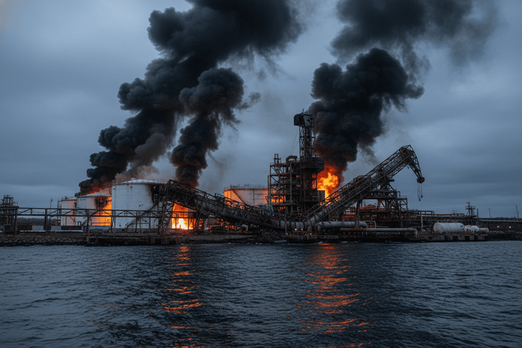 Ukraine trifft russische Ostsee-Ölhäfen: Exportkapazität bricht ein