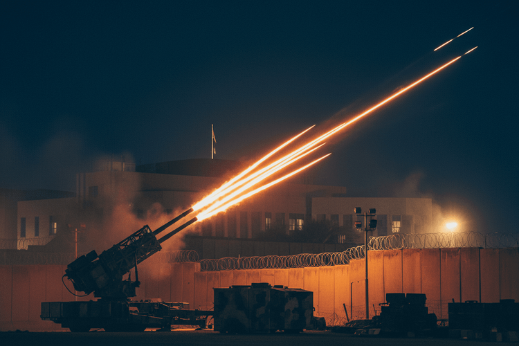 Raketen und Drohnen greifen US-Botschaft in Bagdad erneut an