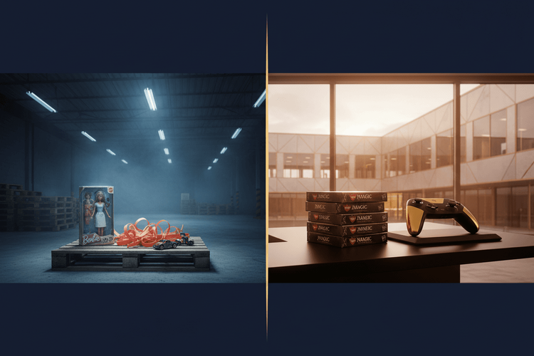 Mattel-Aktie bricht 30% ein – Hasbro profitiert von Digital-Gaming