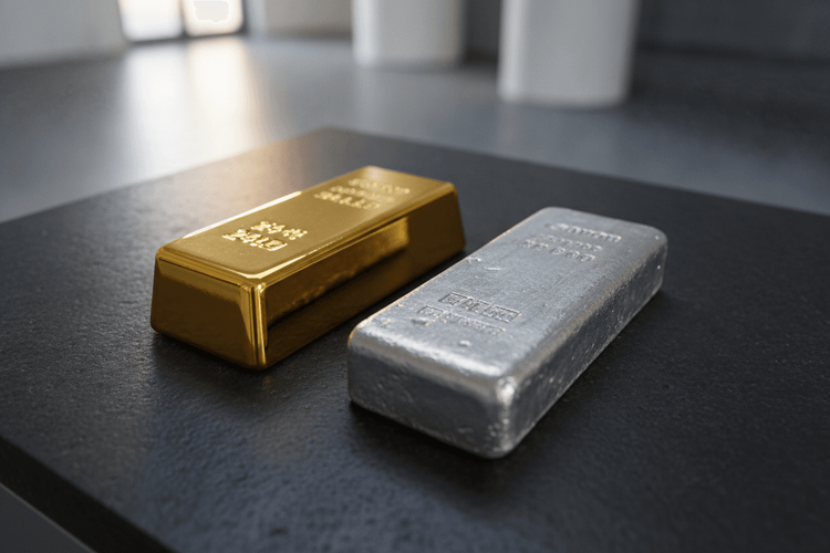 Fed-Zinspause belastet Metallmärkte: Gold steigt, Silber gibt nach