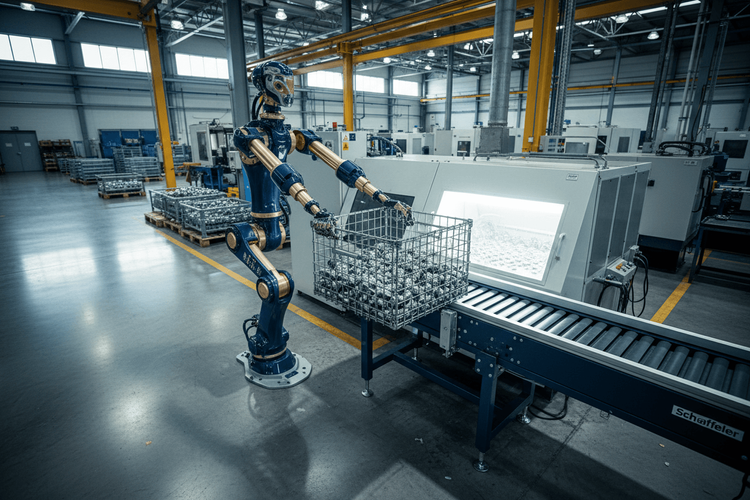 Humanoide Roboter halten Einzug in Schaeffler-Fabrik in den USA