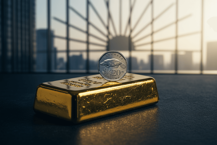 Gold erholt sich nach Kurseinbruch – Australischer Dollar steigt nach Zinserhöhung