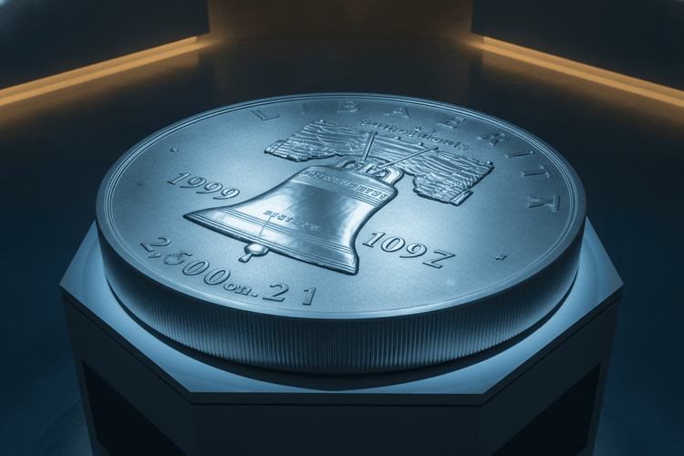 Texas Precious Metals bricht Guinness-Rekord mit schwerster Silbermünze