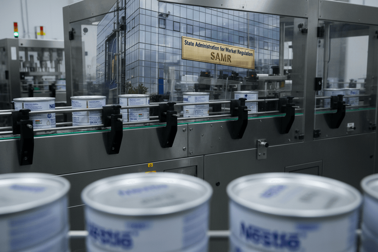 Nestlé-Aktie unter Druck: China ordnet Rückruf an