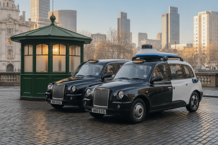 Londoner Taxifahrer-Familie trifft auf fahrerlose Zukunft mit Waymo