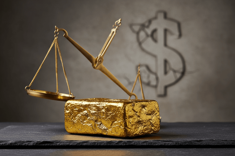 Goldpreis fällt unter 5.000 Dollar – Schwacher Dollar stützt weiter