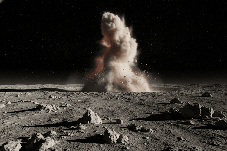 SpaceX-Raketenoberstufe schlägt auf dem Mond auf