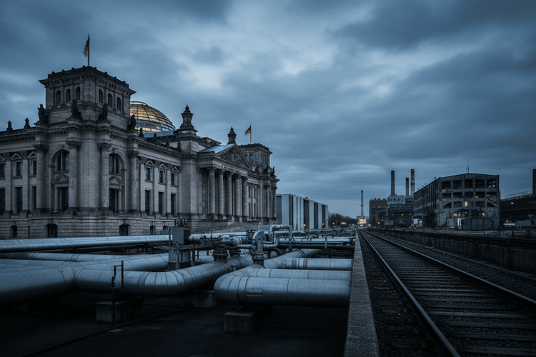 Deutschland kämpft mit Energiepreisen, Bankenübernahme und Infrastrukturproblemen