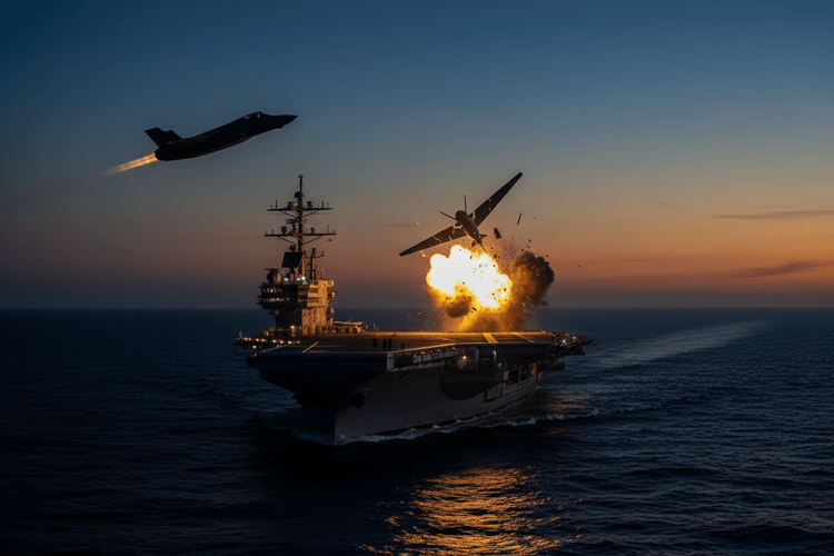 US-Militär schießt iranische Drohne nahe Flugzeugträger Abraham Lincoln ab