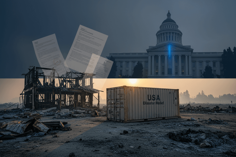 Trump-Anordnung zum Wiederaufbau in Kalifornien sorgt für Streit