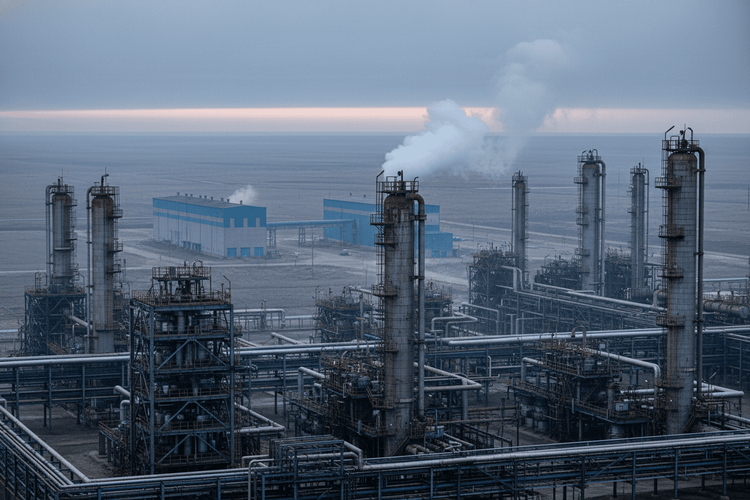 Kasachstans Tengiz-Ölfeld: Produktion erst bei 46% - Experten zweifeln an schneller Erholung