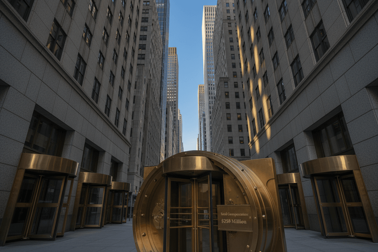 US-Bankenchefs kassieren 258 Millionen Dollar Rekordvergütung für 2025