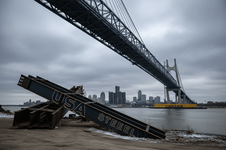 Trump droht Kanada: Neue Grenzbrücke vor Blockade