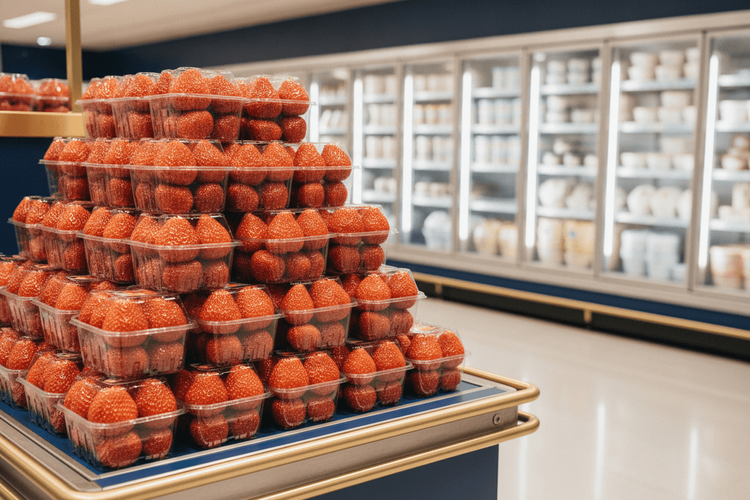 Britische Lebensmittelinflation sinkt dank Erdbeeren und Speiseeis