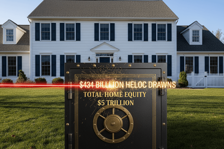 US-Immobilienbesitzer zapfen Eigenkapital in Rekordhöhe an