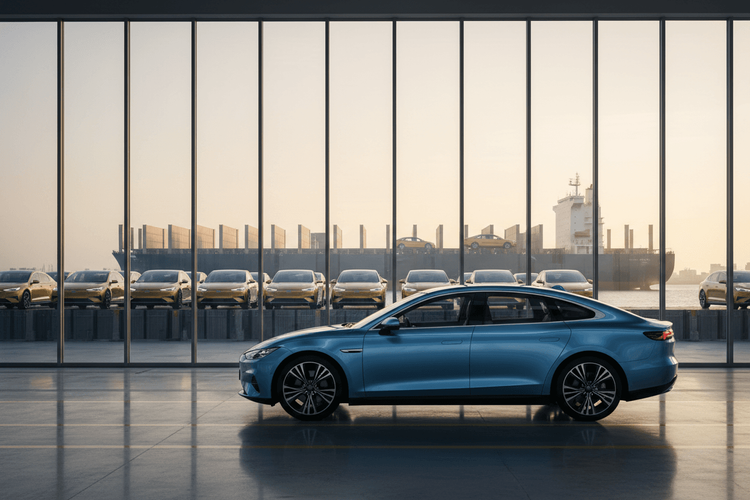 Chinas Automarkt: Inlandsabsatz bricht ein, Exporte steigen