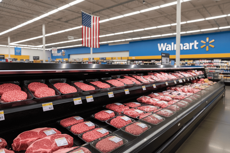 Weißes Haus drängt Walmart und Kroger zu niedrigeren Rindfleischpreisen