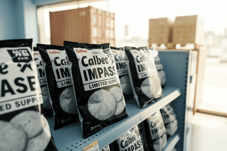Calbee stellt Snack-Verpackungen auf Schwarz-Weiß um wegen Iran-Krieg