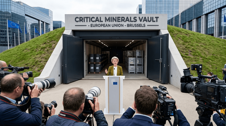 Brussels Steps Up Industrial Defense with Multi-Nation Critical Mineral Vault