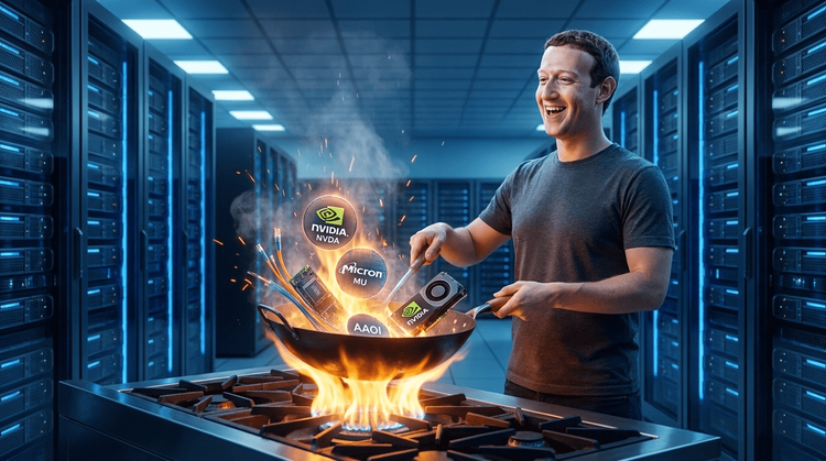 How Meta’s Plan to Rent Excess AI Compute Just Cooked the Tech Hardware Sector
