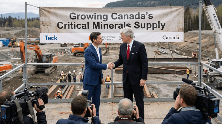 Canada Backs Teck With Up to $400 Million to Expand Critical Strategic Metal Refining