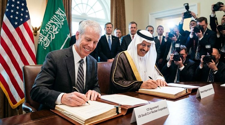 US and Saudi Arabia Sign Landmark Civil Nuclear Agreement