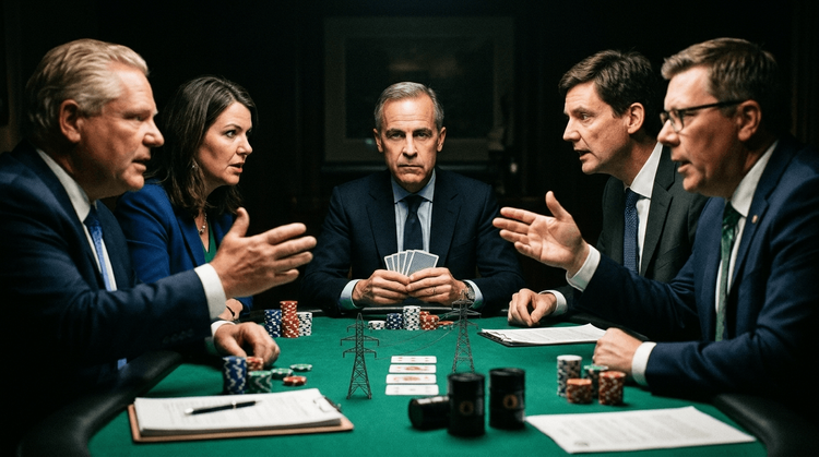Mark Carney’s Playing Poker with Power: Everything’s on the Table (Except the Uranium)