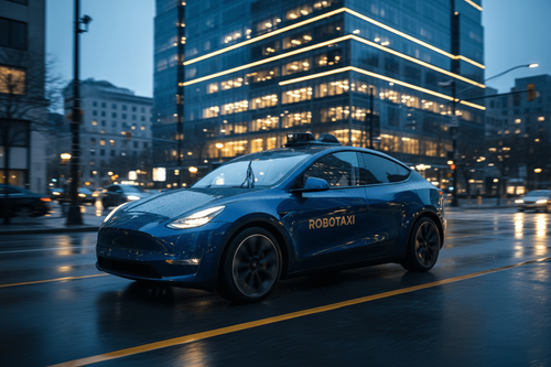 Tesla-Aktie: Analyst sieht 40% Kurspotenzial durch Robotaxis