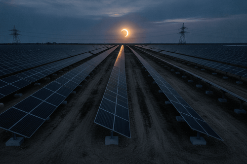 Partielle Sonnenfinsternis treibt Strompreise auf 461 Euro je Megawattstunde
