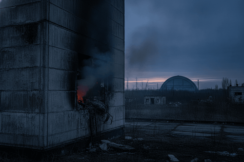 Russische Drohne trifft Atommüll-Lager nahe Tschernobyl