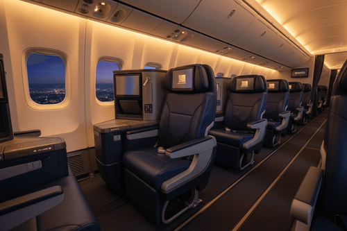 United Airlines steigert Gewinn durch Premium-Sitze