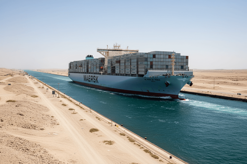 Maersk-Aktie bricht ein: Rückkehr zum Suezkanal belastet