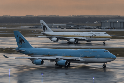 Trump wechselt Air Force One: Katarischer Jet sorgt für Aufsehen