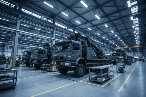 Daimler Truck: Militäraufträge sorgen für Produktionsboom
