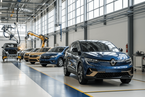 Renault steigert Absatz 2025 um 3,2% - E-Autos legen 77% zu