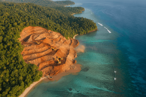 Nickelabbau in Raja Ampat geht trotz Protesten weiter