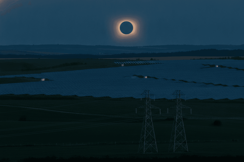 Sonnenfinsternis setzt britisches Stromnetz unter Druck
